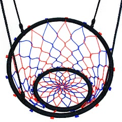 Подвесные круглые качели Гнездо со спинкой (SAC000448) 80 см