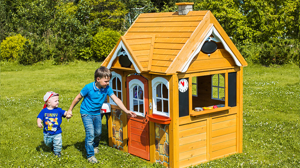 Детский игровой домик Джорджия-2 вид сзади